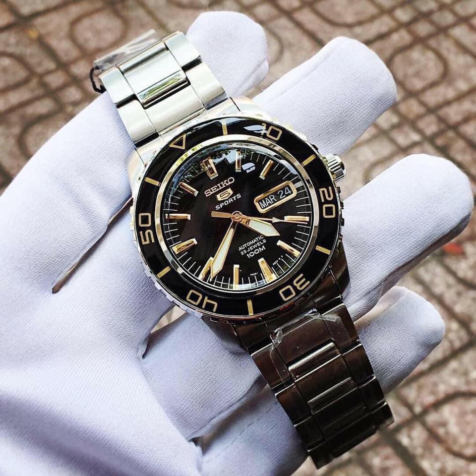 Đồng hồ nam Seiko Sports Automatic SNZH57K1 - Máy cơ - Kính cứng