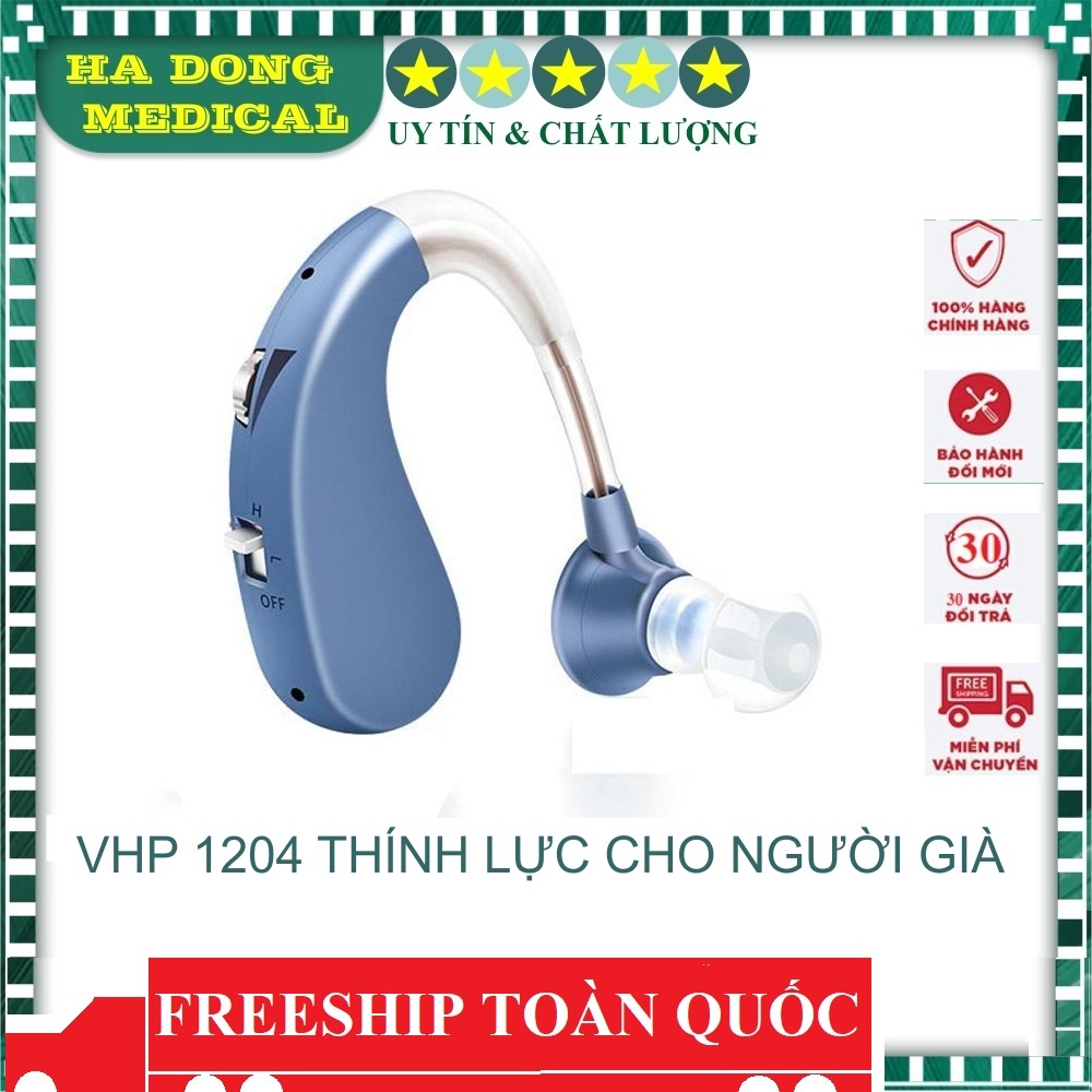 Máy Trợ Thính Không Dây, Tai Nghe Trợ Thính Cao Cấp Cho Người Gìa VHP 1204