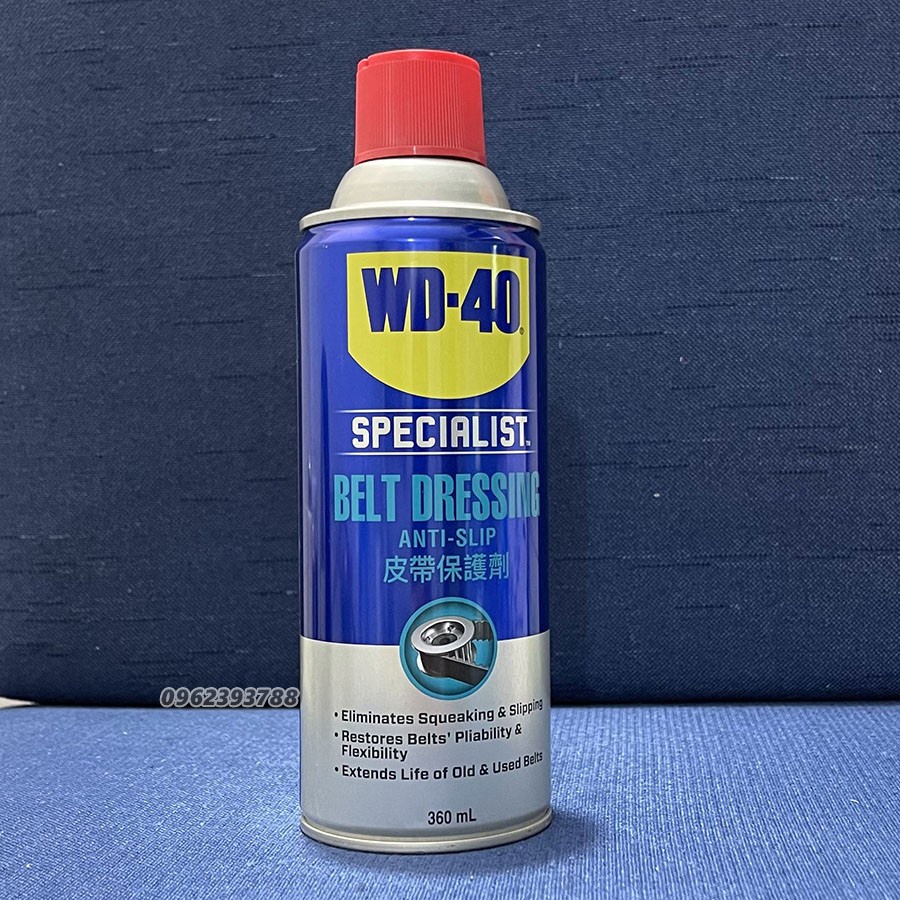 Chai Xịt Bảo Dưỡng Dây Curoa WD-40 Belt Dressing 360ml