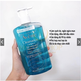 Sữa Rửa Mặt Avene Cleanance Cleansing Gel 400ml