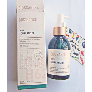 Dầu dưỡng ẩm Biossance 100% Squalane Oil cho da, tóc và body