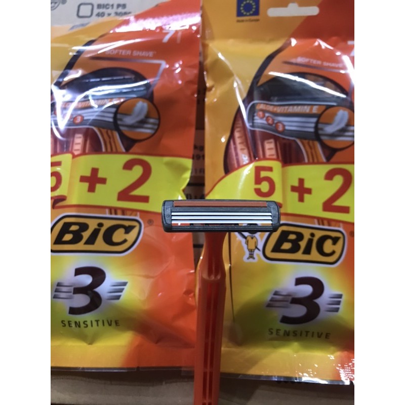 Combo 2 Bịch Dao Cạo Bic Tiện Lợi 14 Cái Loại 3 Lưỡi