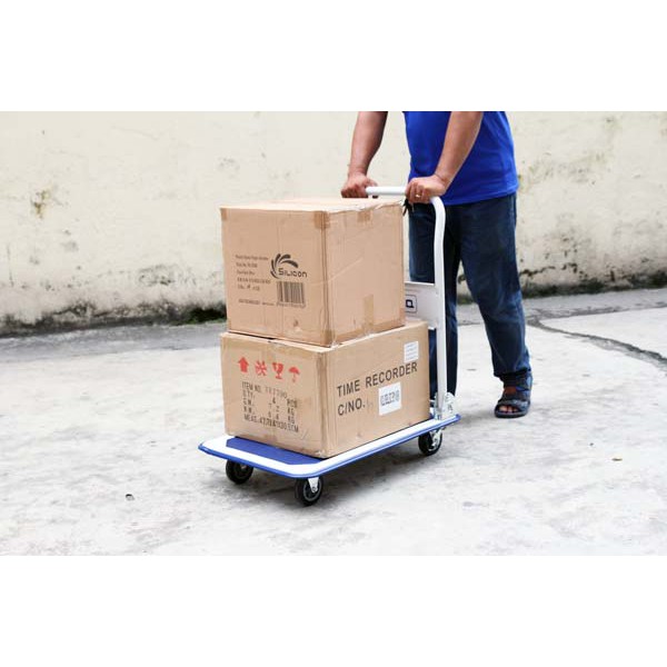 Xe đẩy kéo hàng 4 bánh gấp gọn chở 150kg sàn thép chịu lực nhập khẩu giá rẻ ADVINDEQ TL-150 bảo hành 1 năm