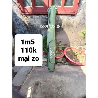 Bao đựng cần 2 ngăn lucky 1m2 1m3 1m4 1m5.túi đựng cần lucky 2 ngăn