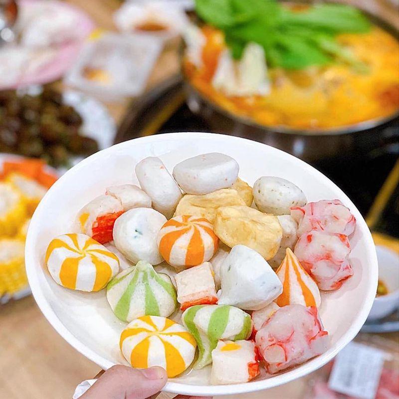 Viên thả lẩu Lacusina gói 500gr thơm ngon