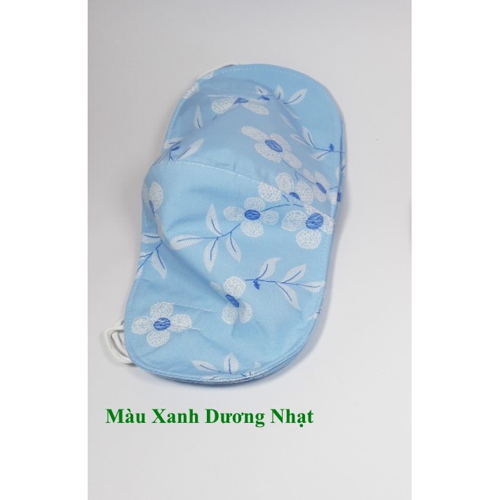 KHẨU TRANG NỮ Loại che tai bo tròn In hình hoa mai lớn loại Dày 3 lớp Chất liệu vải mềm dày Chống nắng Phòng dịch bệnh | BigBuy360 - bigbuy360.vn