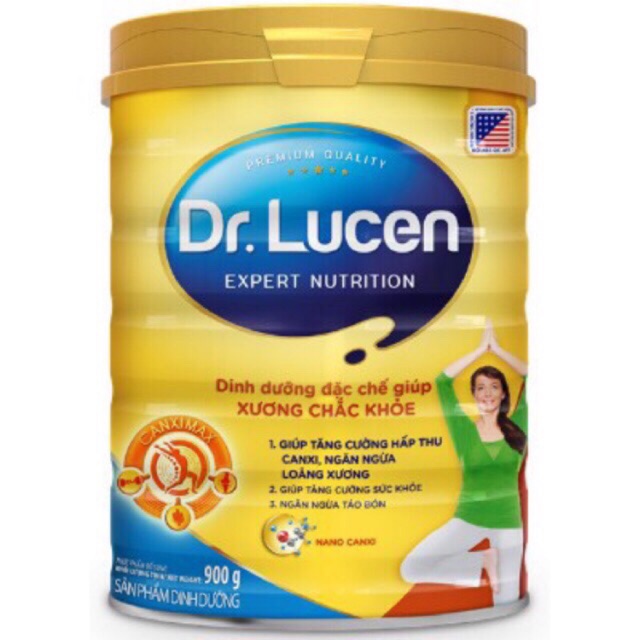Sữa bột Dr Lucen Canxi Max lon 900g