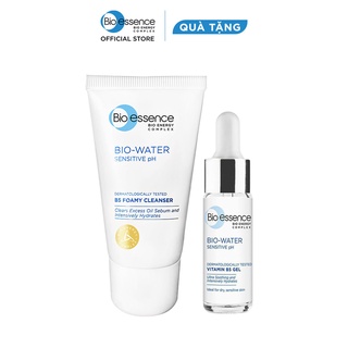 [HB Gift] Combo Sữa rửa mặt Bio Essence B5 30g + Tinh chất phục hồi và cấp ẩm Bio-Essence Vitamin B5 5ml