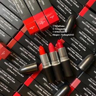 Son mac RUBY WOO, LADY DANGER, RELENLESSLY RED