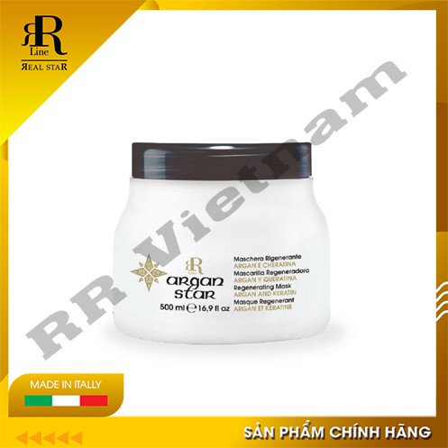 Hấp tóc ARGAN STAR phục hồi,tái tạo tóc hư tổn 500ml/hủ