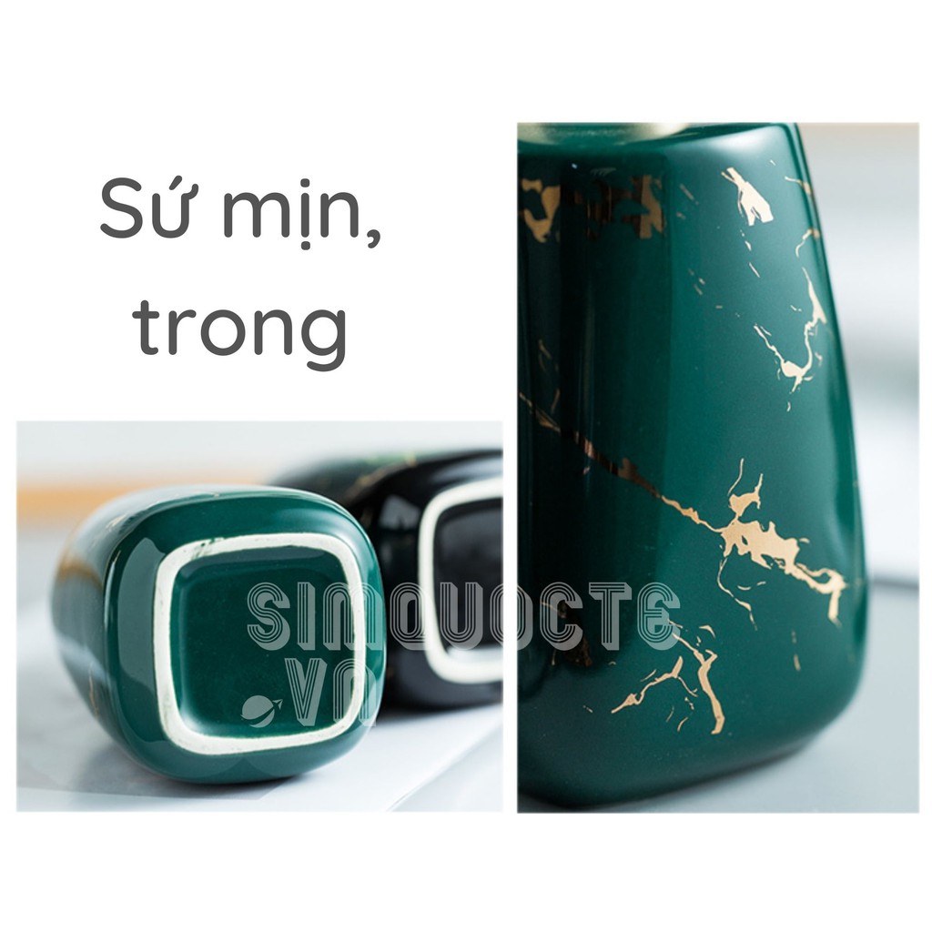 [260-400ML] Bình sứ đựng nước rửa tay, sữa tắm, dầu gội cao cấp