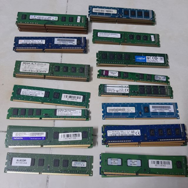 Ram máy bàn ddr3 2gb 4gb buss 1333 1600 (hàng tháo máy)