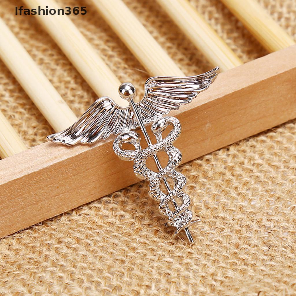 Ifashion365 Fashion Retro Angel Wings Men Badge Pin Snake Brooches Lapel Medal Decoration VN