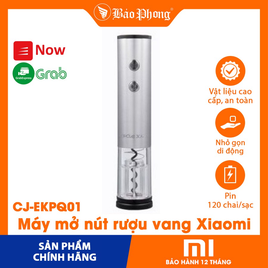 Máy mở nút chai rượu vang Xiaomi Stainless Steel Electric Bottle Opener