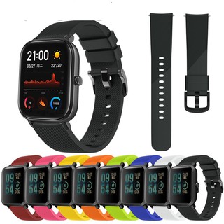 [Dây cỡ 20mm] Dây Đeo Silicon 20mm Thay Thế Cho Xiaomi Huami Amazfit GTS/GTS 2 2e 2Mini/ GTR 42mm/bip Youth