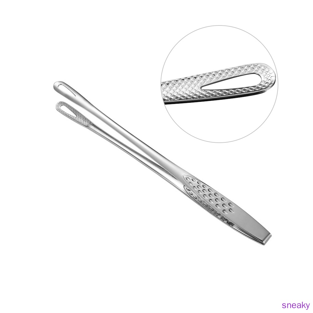 Kẹp gắp thức ăn bằng thép không gỉ chống trượt tiện dụng an toàn