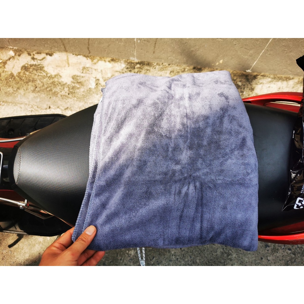 Khăn SGCB Microfiber Waxtowel Lau Xe Siêu Thấm Hút 384GSM 60X160CM