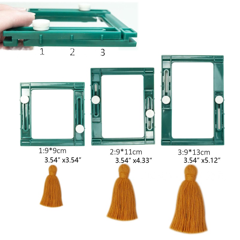 Dụng Cụ Tua Rua Thủ Công Bằng Nhựa Hình Vuông