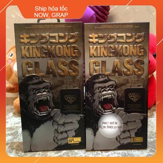 [Hàng Chính Hãng - Giá Tốt] Iphone 6 tới Xs Max Kính Cường Lực 3D King Kong Full Màn 5.0 không hộp