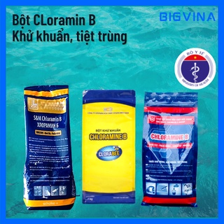 [Chính hãng] Cloramin B Séc 25%, Chloramin S&M Schulke Tiệp Khắc, Bột khử trùng nước, sát khuẩn đồ dùng (Bao 1 Kg)