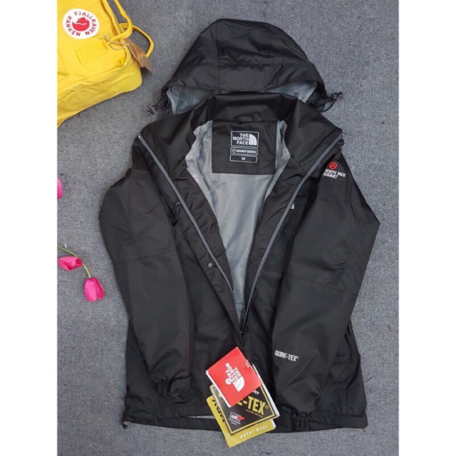 Áo Khoác Gió The North Face 2 Lớp, Hàng Chính Hãng, Chống Nước, Mũ Tháo Rời, Khóa Thoát Khí, Khóa Phát Quang