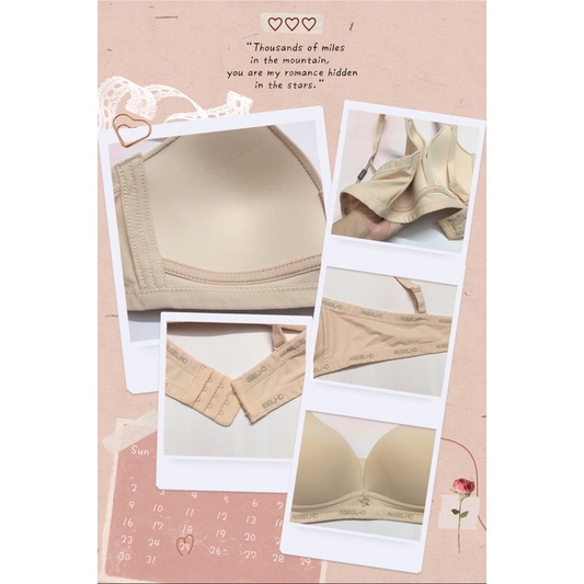 Áo lót không mút không gọng- chống chảy xệ- mát nhẹ ngày Hè