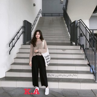QUẦN ỐNG RỘNG DÁNG DÀI_KA3032(KÈM ẢNH THẬT)