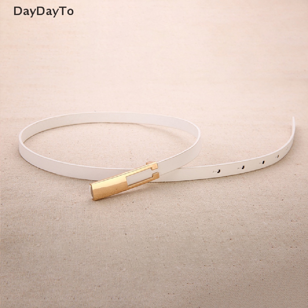 Thắt Lưng Mỏng Khóa Kim Loại Kiểu Cổ Điển Cho Nữ