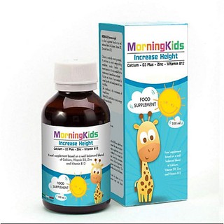 Morningkids increase height 125ml - siro tăng chiều cao cho trẻ, giúp xương chắc khỏe - giá tốt