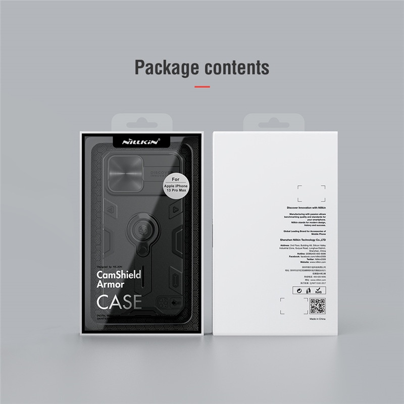 ỐP CHỐNG SỐC BẢO VỆ CAMERA iPhone 13/ 13 Pro/ 13 Pro Max Camshield Armor Nillkin