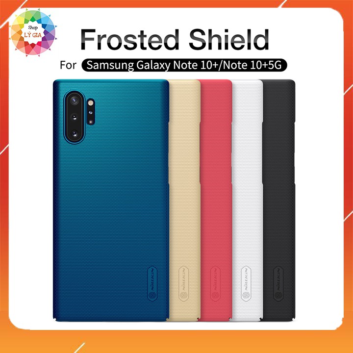 Ốp lưng Nillkin Frosted Shield cho Samsung Note 10 Plus / Note 10 / Note 10 Lite (tặng kèm giá đỡ điện thoại)