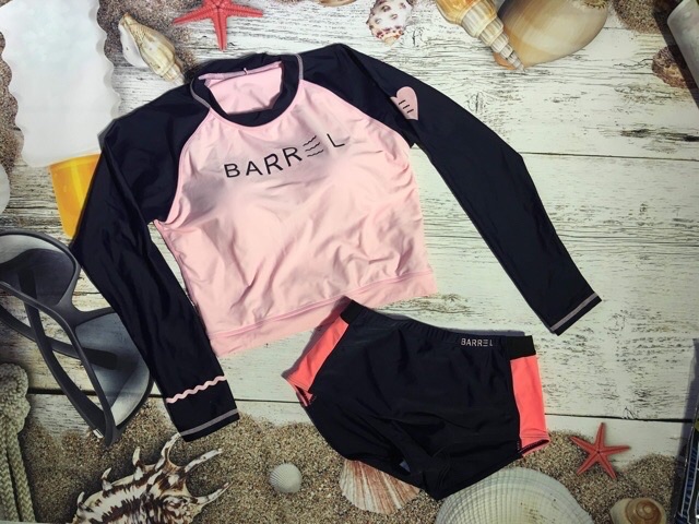 Set bikini croptop siêu hot cho mùa hè, bikini dài tay croptop