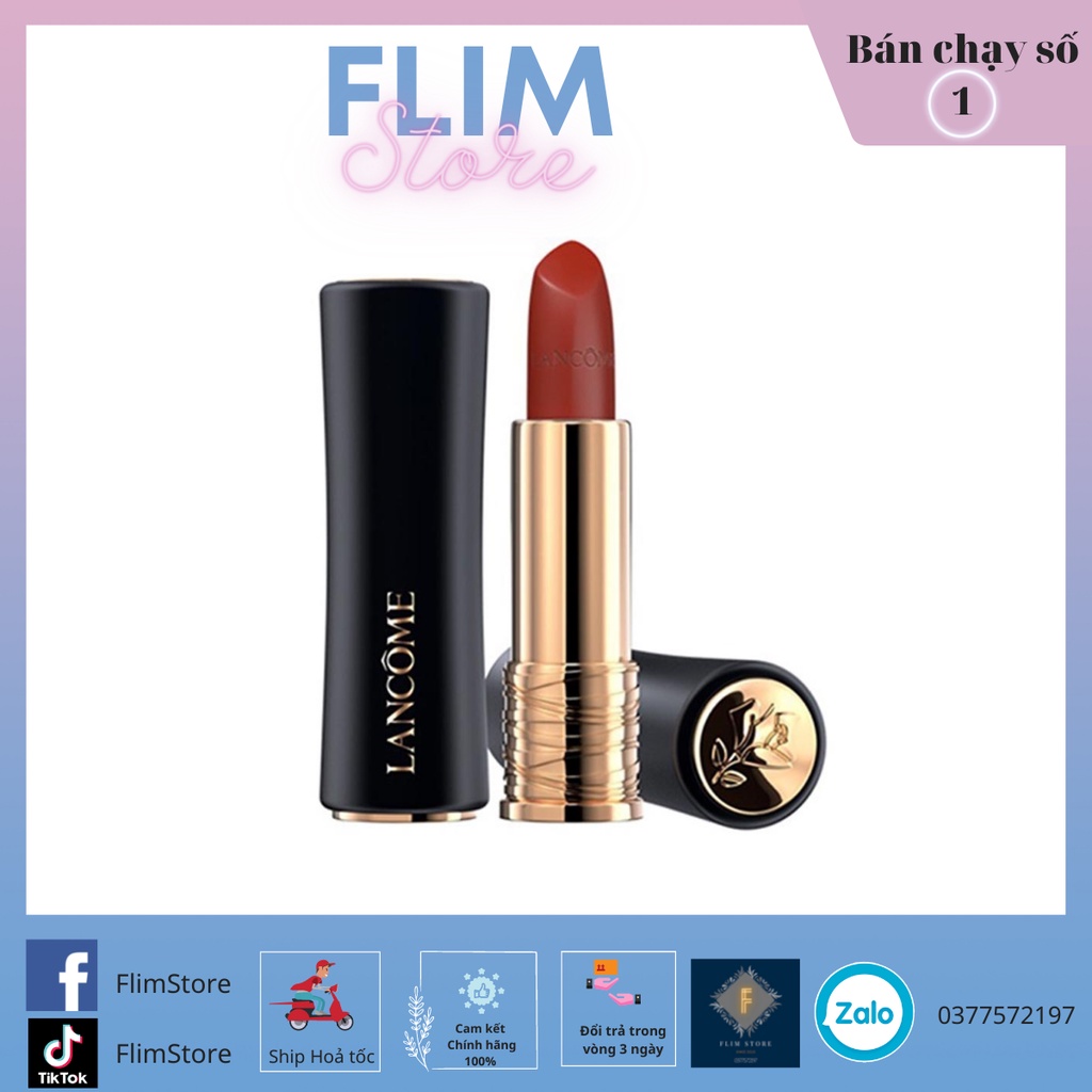 Son thỏi lì Lancome L'absolue Rouge Intimatte BearBrick Limited Edition màu 888