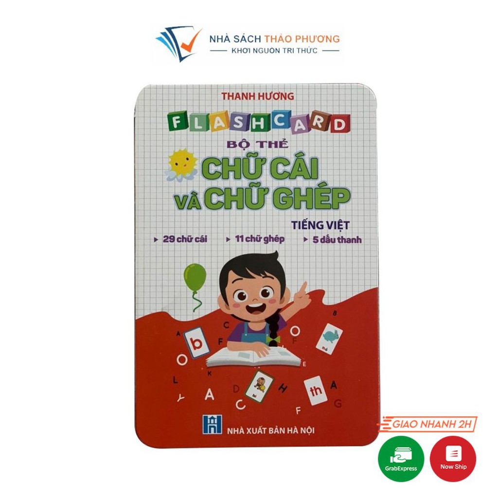 Flashcard bộ thẻ Chữ cái và chữ ghép Tiếng Việt Việt Hà cho bé