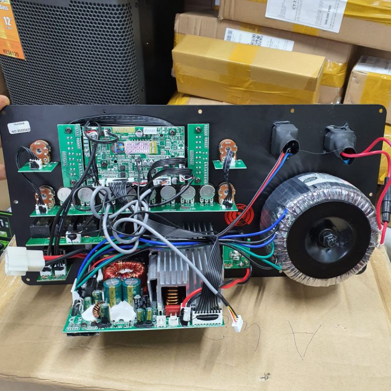 Mạch Loa Kéo 40 Đôi Reverb Led Nháy Nhạc Nguồn Xuyến 19x38