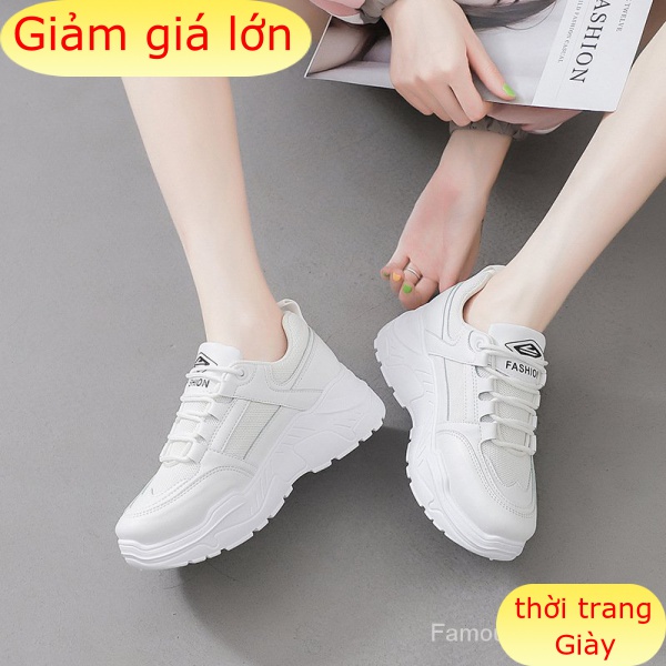 Giày Bata Cổ Thấp Phong Cách Hàn Quốc Xinh Xắn Cho Nữ