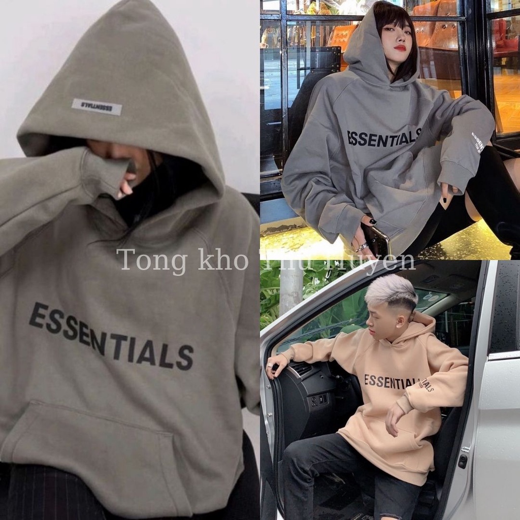 Áo hoodie Essential- ảnh thật shop chụp
