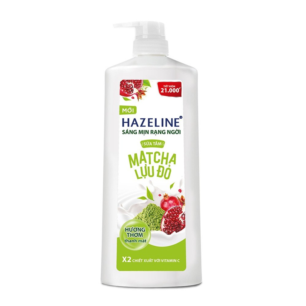 Sữa Tắm Hazeline Matcha Lựu Đỏ 1kg