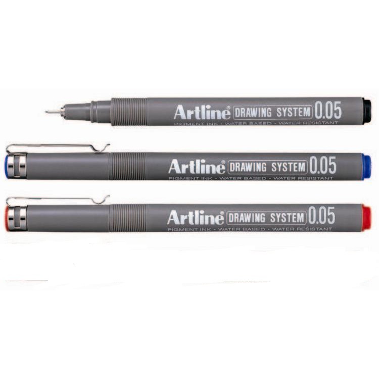 Bút vẽ kỹ thuật Artline Drawing System Pen, EK-2305 nét 0.05