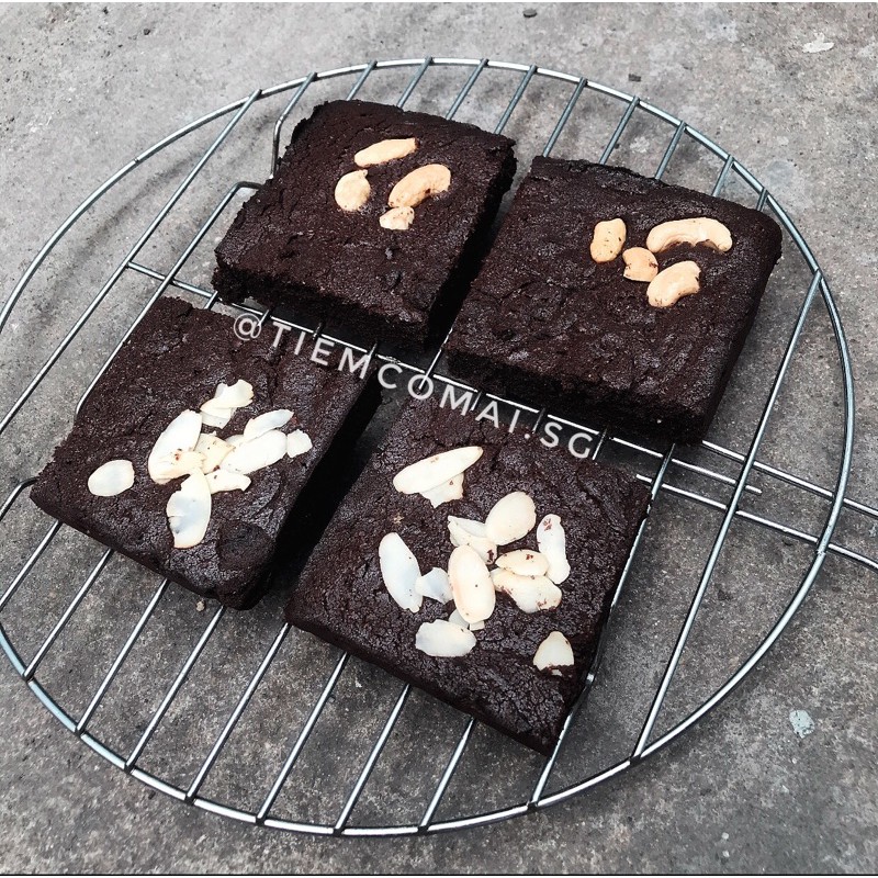 BÁNH FUDGY BROWNIES ĂN KIÊNG KETO/LOW CARB