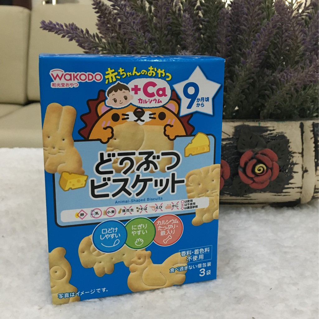 Bánh ăn dặm Wakodo, Nhật Bản cho bé từ 9 tháng tuổi trở lên