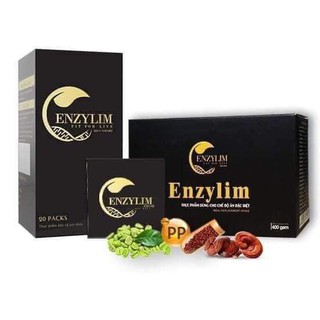 [Giảm Cân Không Cần Ăn Kiêng] Bữa ăn cân bằng Enzylim giảm cân, giảm béo hiệu quả,Thực Phẩm Cho Sức Khỏe- Hộp 20 gói