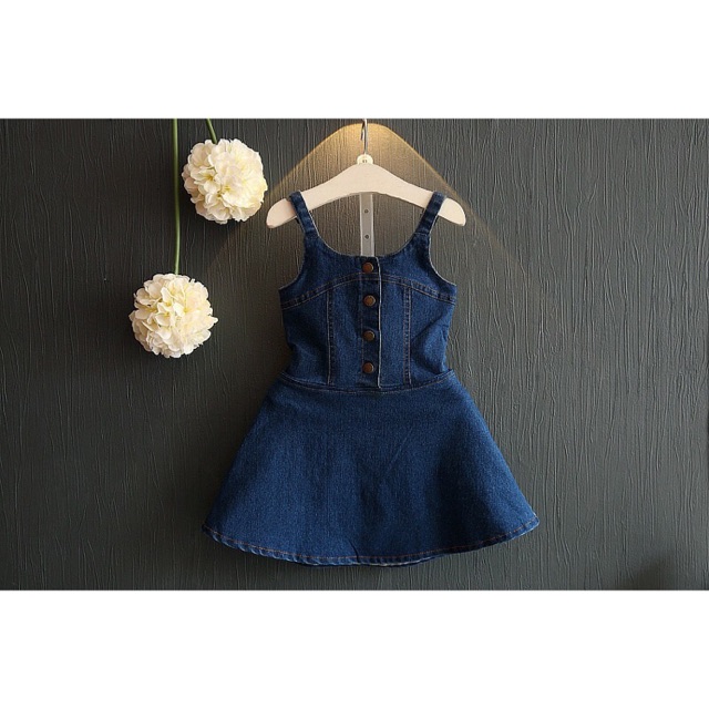 Đầm jean cho bé 10-25 kí 