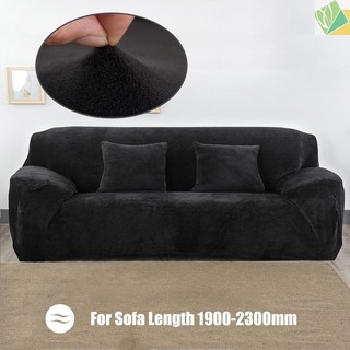 Vỏ bọc ghế ngồi sofa chất vải co giãn màu trơn có thể giặt được tiện lợi
