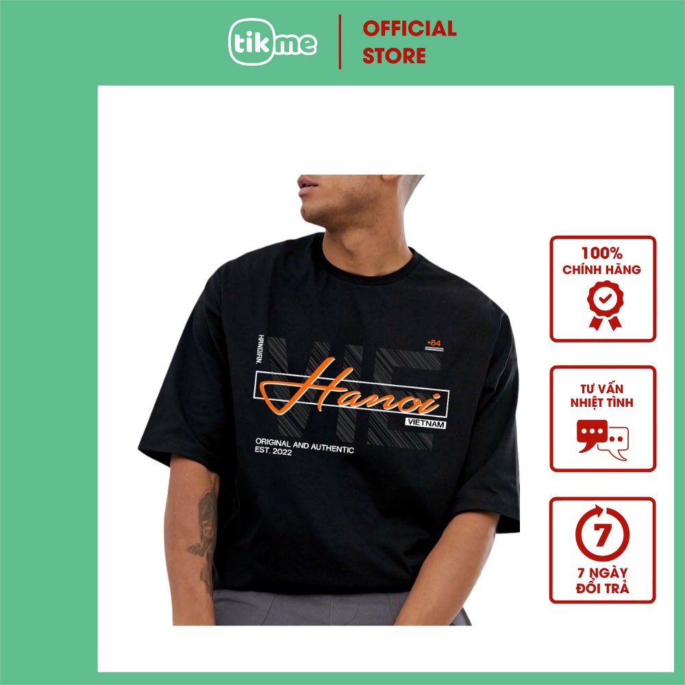 Áo phông, áo thun unisex Tikme hà nội việt nam size S-3XL 100% cotton