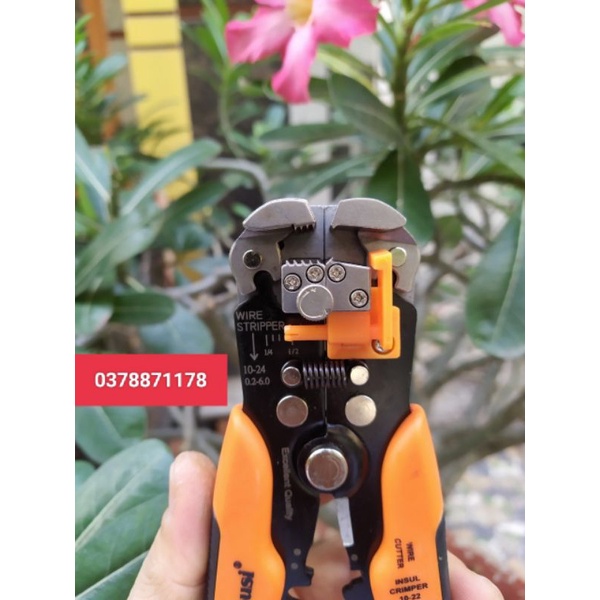 Kìm tuốt dây tự động,bấm coss,cắt dây đa năng cao cấp Kapusi