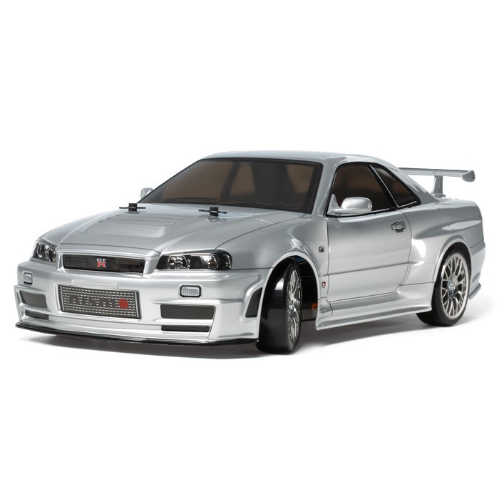 58605 Mô hình xe ô tô điều khiển từ xa 1/10 SCALE R/C 4WD HIGH PERFORMANCE RACING CAR NISMO R34 GT-R Z-tune  - GDC