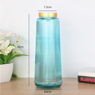 Bình hoa kẻ sọc cao 30 cắm hoa siêu xinh- bình bông lọ cắm hoa