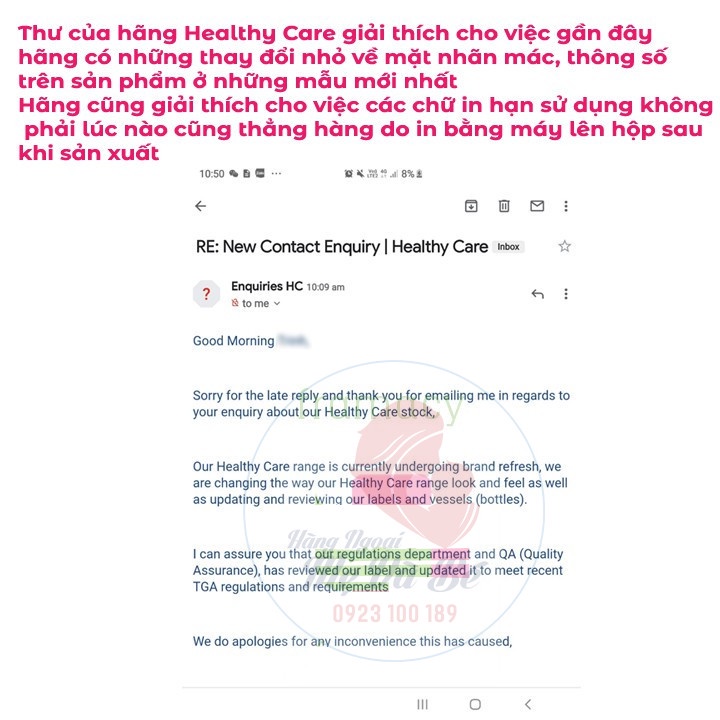 HEALTHY CARE bổ sung DHA và Canxi - Cặp đôi hoàn hảo cho bé - Xuất xứ Úc [Date 2025]