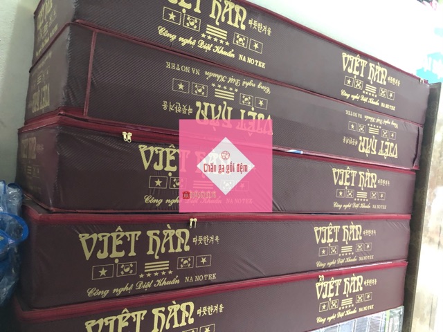 Đệm bông ép Việt Hàn bông ép cứng đủ sezi từ 1m đến 1m8 chính hãng cao cấp
